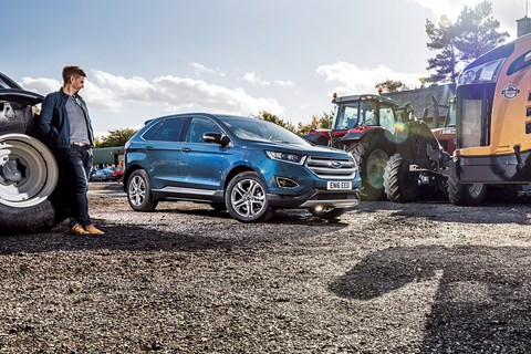 Keeper Ben Miller and CAR's Ford Edge long-term test review car