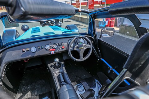 Caterham Seven Academy interior