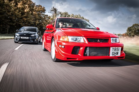 Mitsubishi Evo VI Makinen and Ford Focus RS