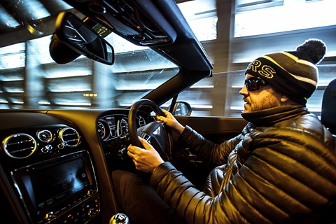 Bentley Continental GT Convertible Steve driving