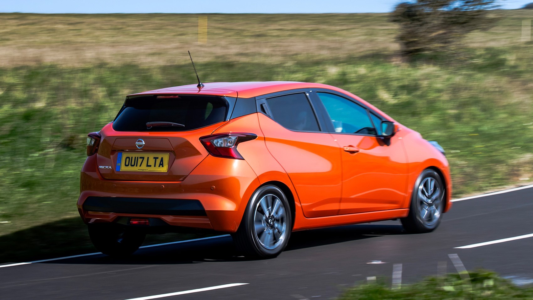 Nissan Micra 2017 diesel rear cornering