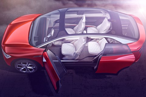 VW I.D. Crozz concept interior shot