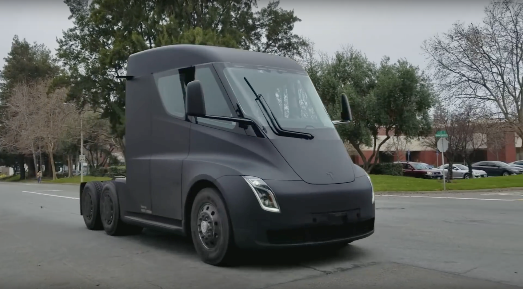 Tesla Semi Watch The Electric Truck Burn Rubber Car Magazine