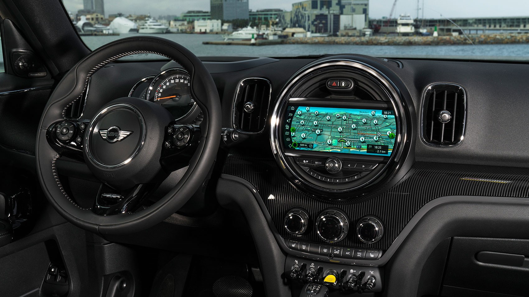 Mini Countryman hybrid 2021 dashboard