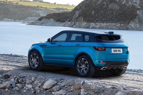 Range Rover Evoque Landmark rear quarter