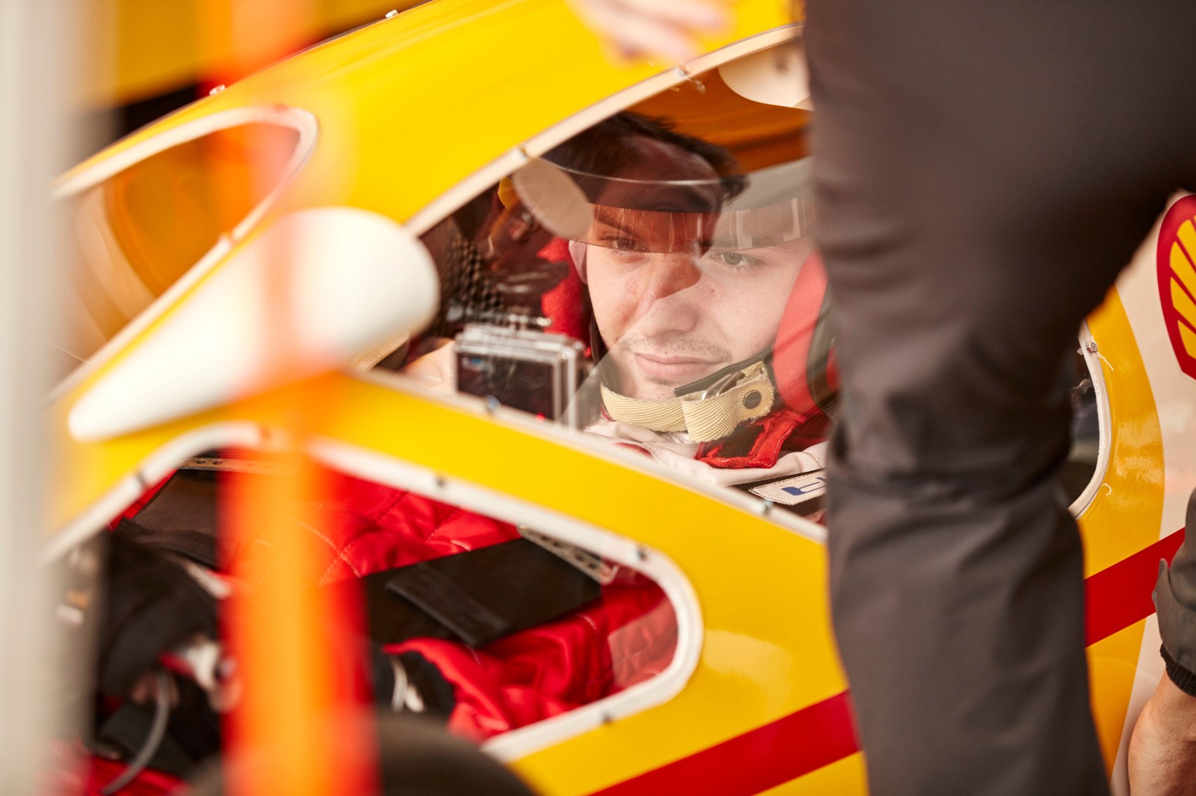 Shell Eco-Marathon prototype Jake cockpit