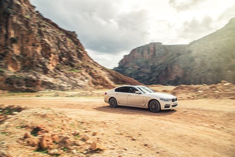 CAR magazine BMW 5-series vs Morocco