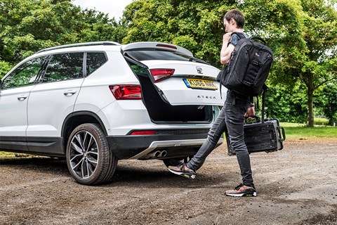 Seat Ateca tailgate 'virtual pedal'