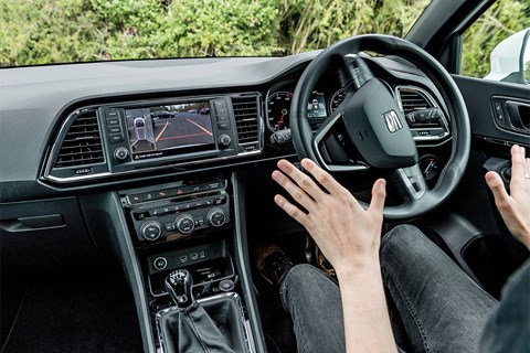 Self-parking in the Seat Ateca