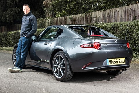 Mazda MX-5 RF long-term test review and Mark Walton