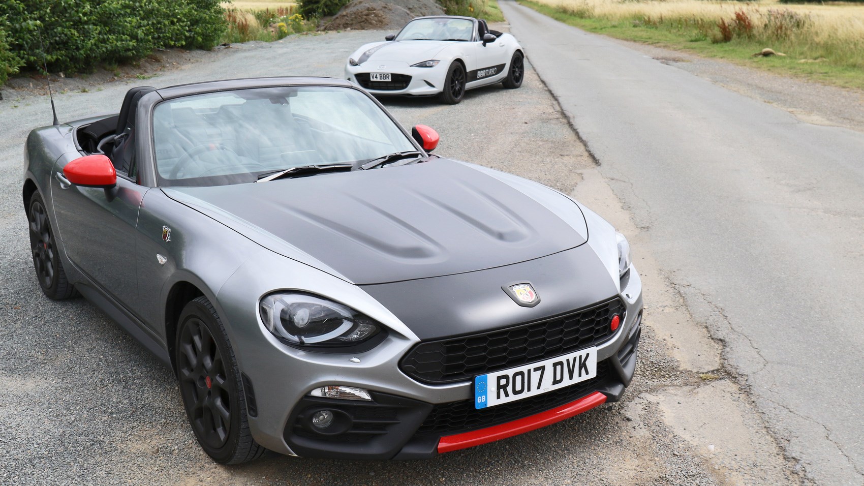 Abarth 124 Spider Vs Mazda Mx 5 Bbr Twin Test Review Car Magazine