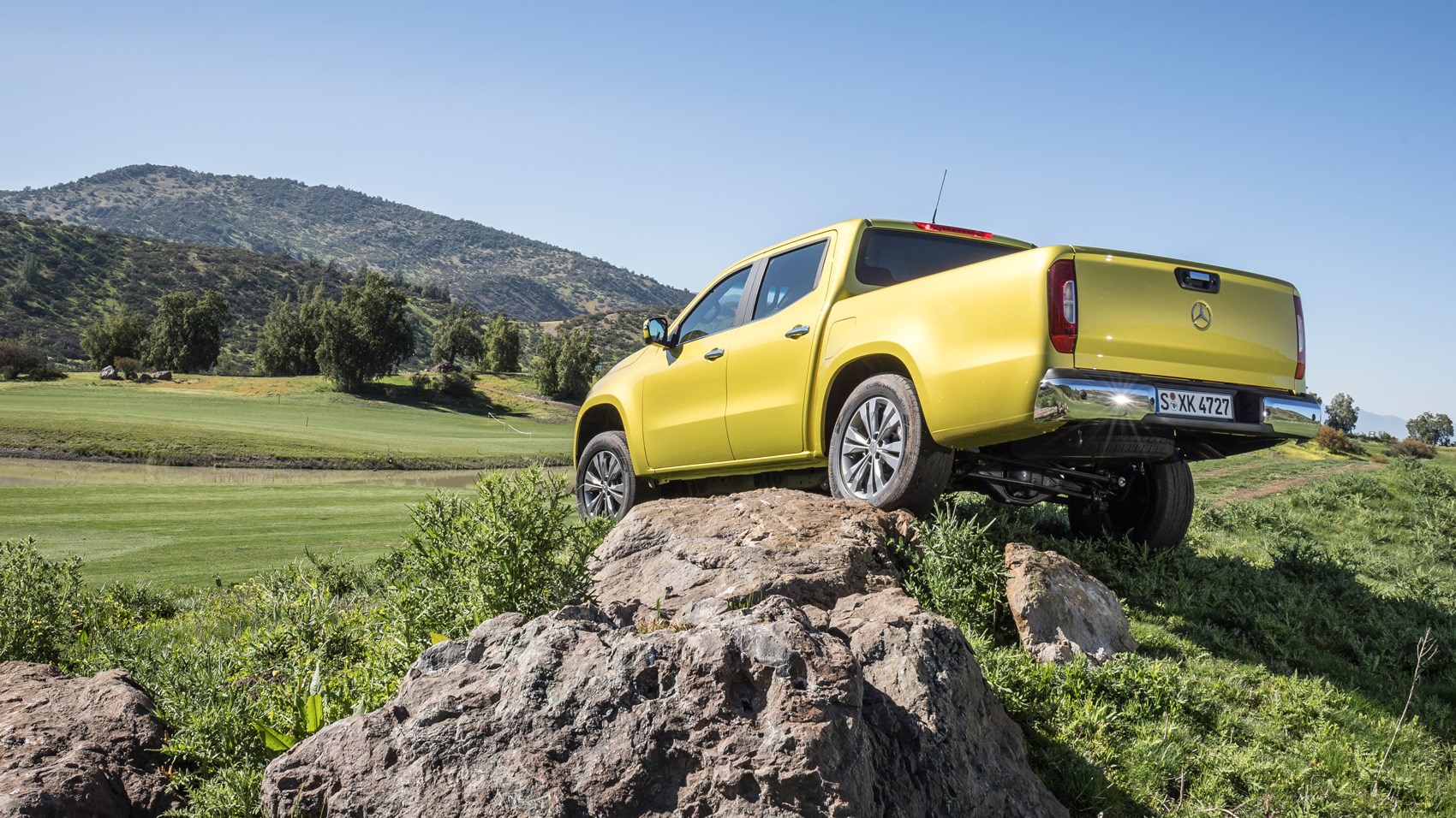 Mercedes X-Class yellow off-road