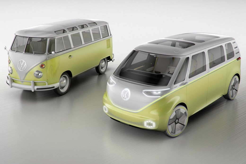 Vw Microbus Due In 2022 As Electric Minivan Car Magazine Vw Microbus Old And New