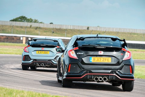 Honda Civic Type R rear cornering