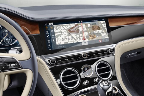 Bentley Continental GT 2018 infotainment