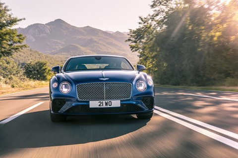 Bentley Continental GT 2018 front end tracking