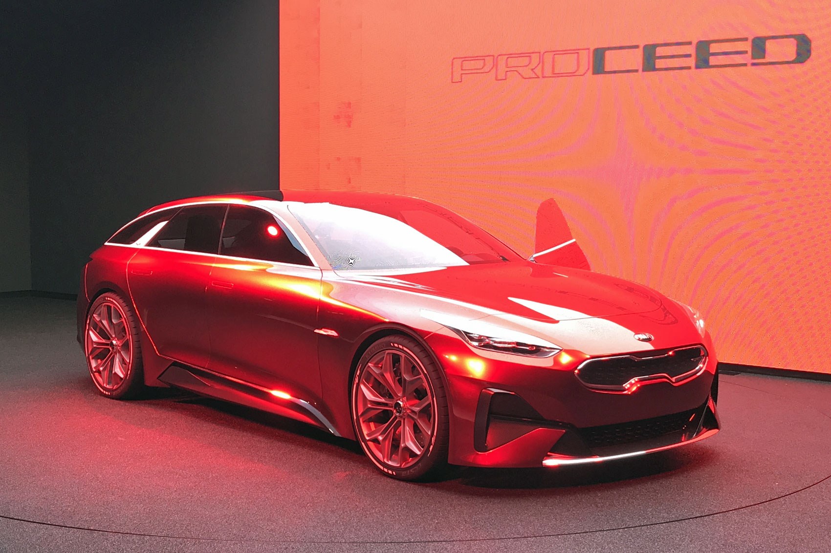 kia proceed concept shooting brake live from frankfurt