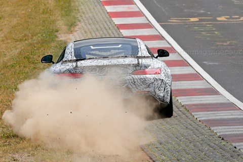 Mercedes AMG GT spyshots