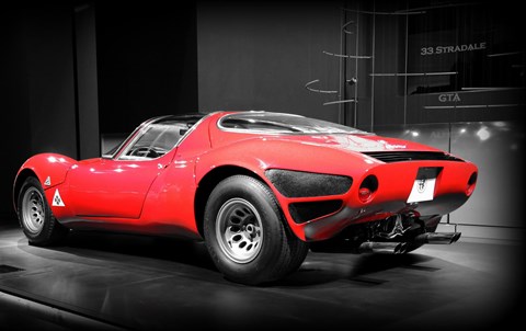 Alfa Romeo 33 Stradale rear view