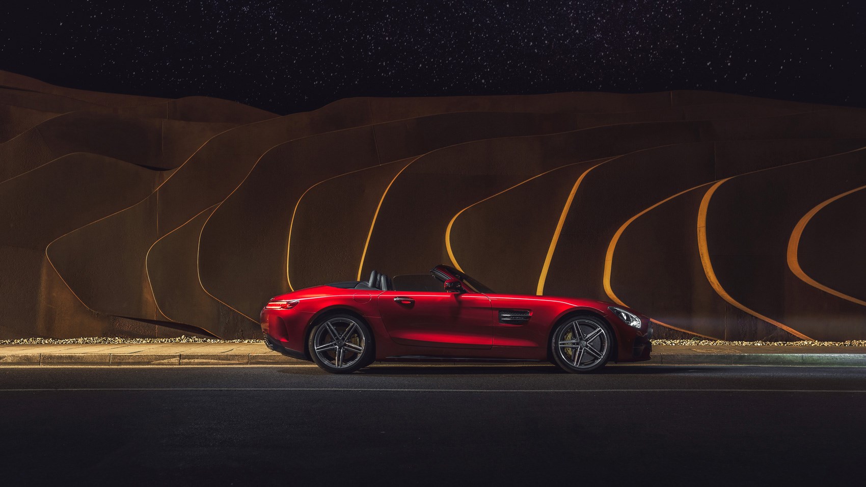AMG GT C Roadster side