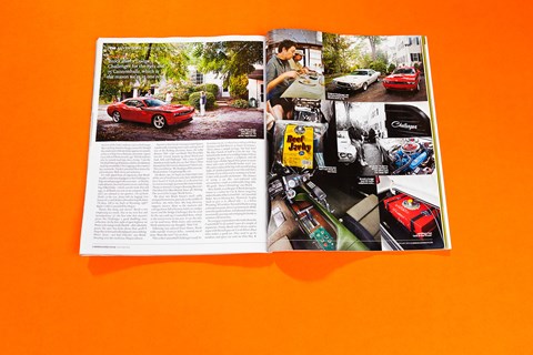 The car: a Dodge Challenger