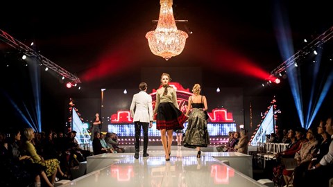 Fashion show at the 2017 Goodwood Revival