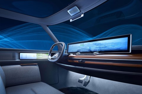 Urban EV concept interior