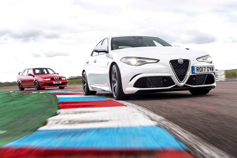 Alfa Giulia Quadrifoglio meets its touring car heroes