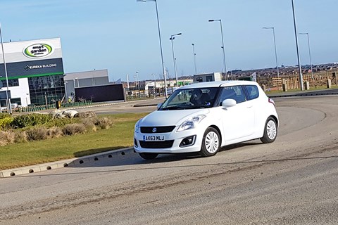 Suzuki Swift roundabout