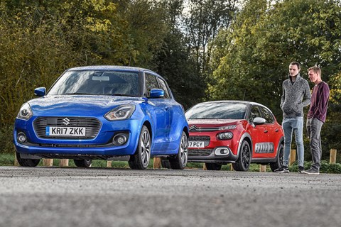 Suzuki Swift vs Citroen C3