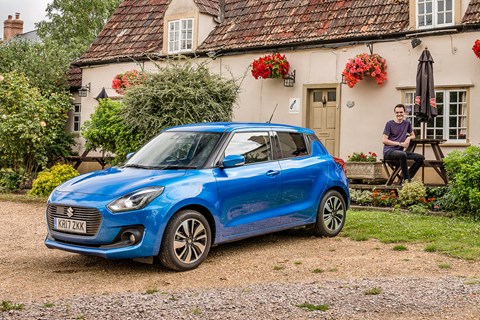 Jake Groves and the CAR magazine Suzuki Swift daily driver