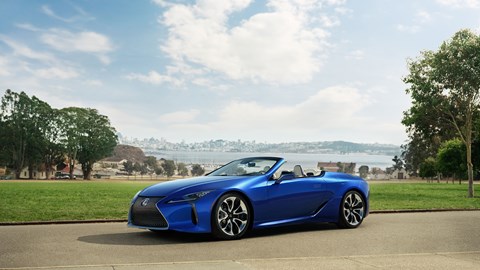 Lexus LC Convertible: another 2019 LA motor show debutant