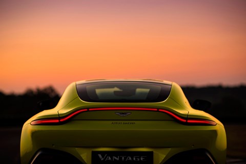 Aston Martin Vantage 2018: the rear end