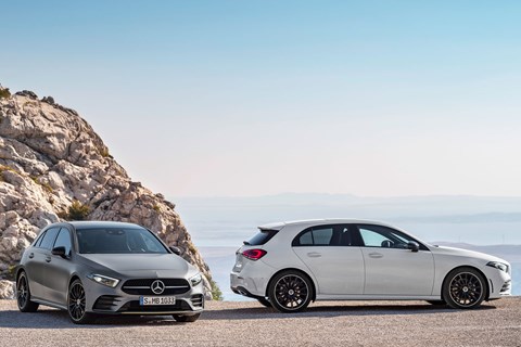 The new 2018 Mercedes A-class