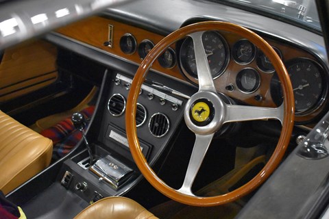 And that’s a proper interior – more wood and leather than a British politician’s office.