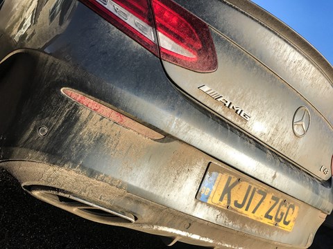 Mercedes-AMG C43 Coupe vs winter