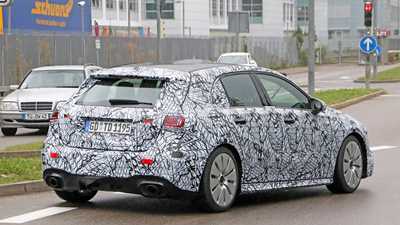 Spied: 2018's new halfway house Mercedes-AMG A35 hot hatch