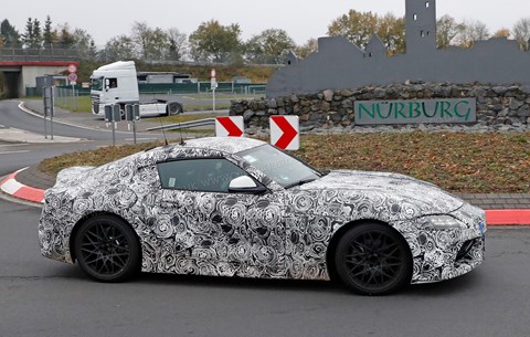 Gazoo Racing are testing the new 2019 Toyota Supra extensively at the Nurburgring