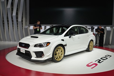 The Subaru WRX Sit S209 has been confirmed for the Detroit auto show 2019