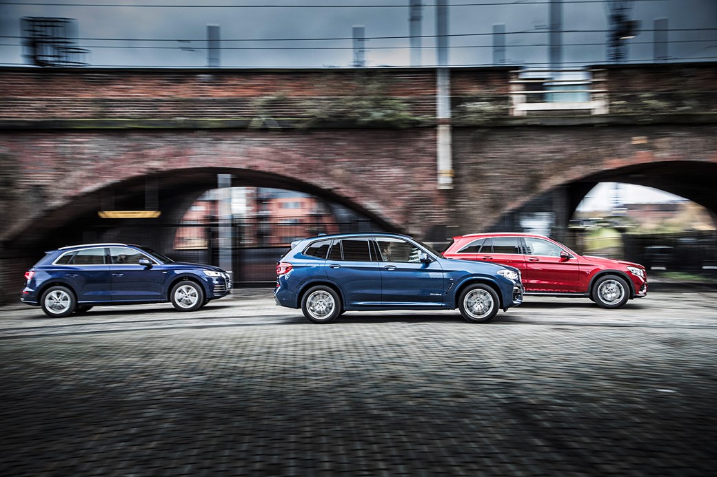 New Bmw X3 Vs Audi Q5 Mercedes Glc Triple Test Review 2018 New 2018 Bmw X3 Vs Audi Q5 Mercedes Benz Glc