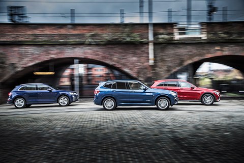 New BMW X3 vs Audi Q5 vs Mercedes GLC triple test review (2018) | CAR Magazine