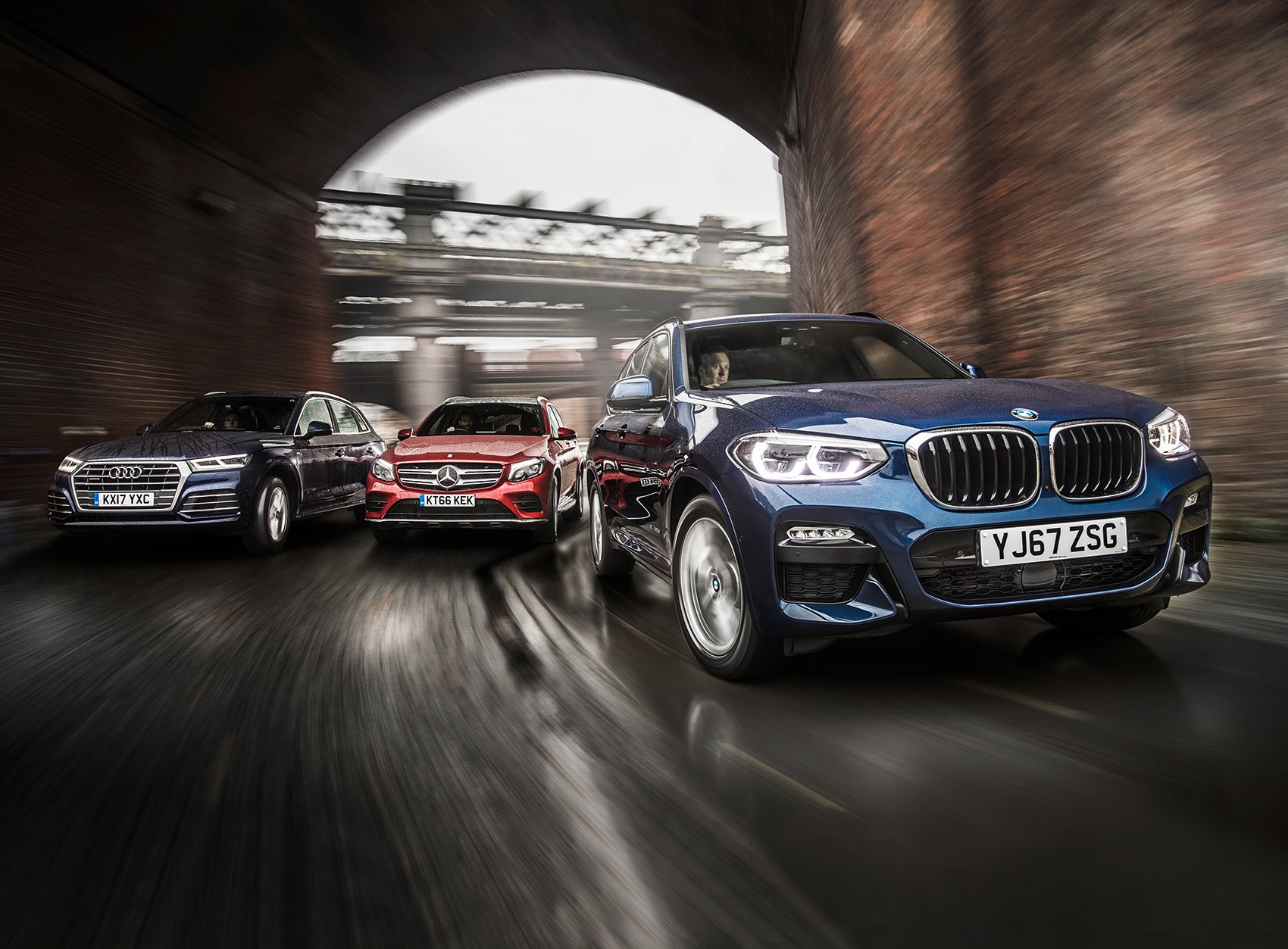 New BMW X3 vs Audi Q5 vs Mercedes GLC triple test review ...