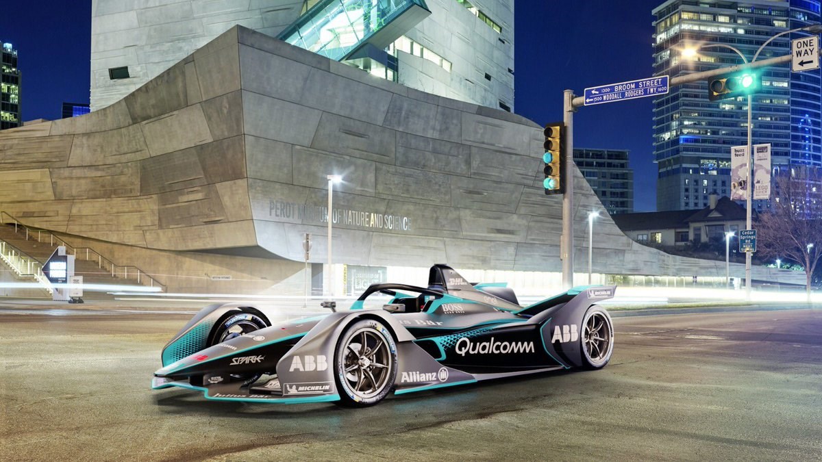Formula E Gen2 racing vehicle debuts