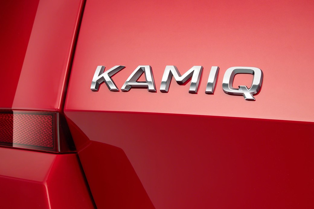 Skoda Kamiq badge
