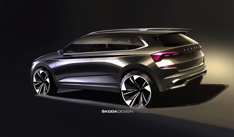 Skoda Kamiq rear view