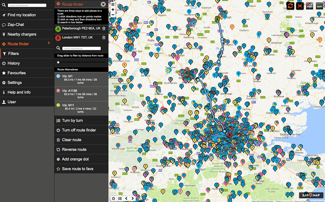 Tesco And Vw Team Up To Roll Out 2400 Ev Charging Points Car Magazine What S More Zap Map Also Has A Community Element So You Ll Be Able To See Any Problems Reported With Chargers Too