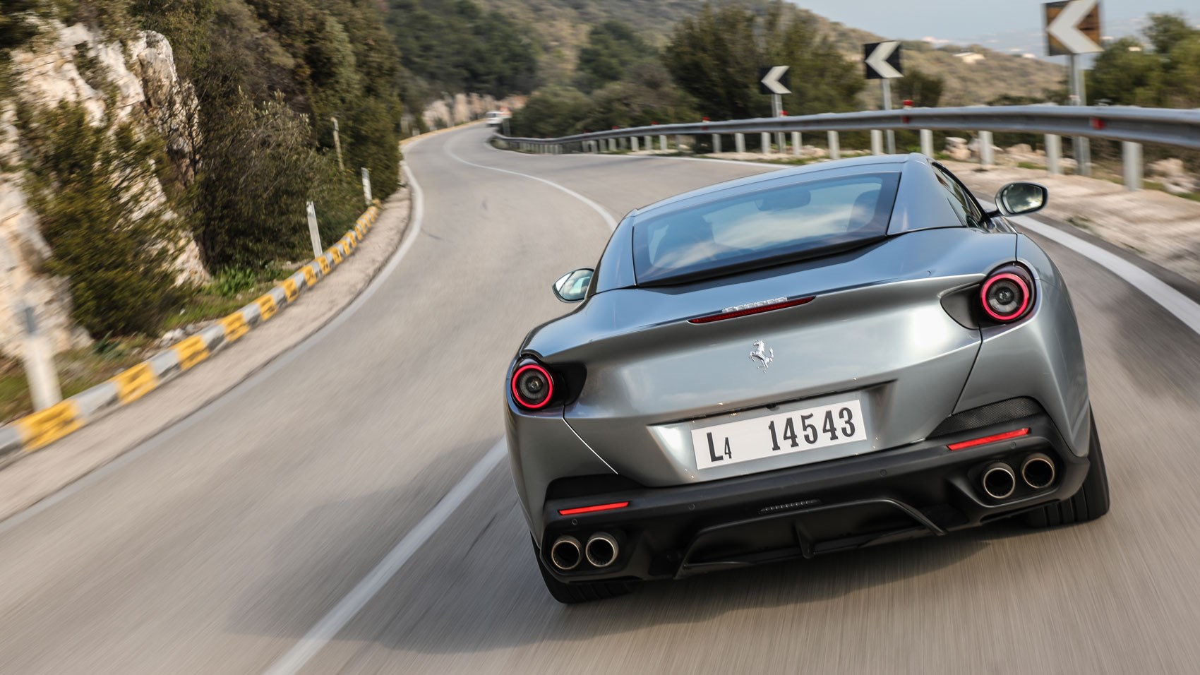 Ferrari Portofino rear tracking