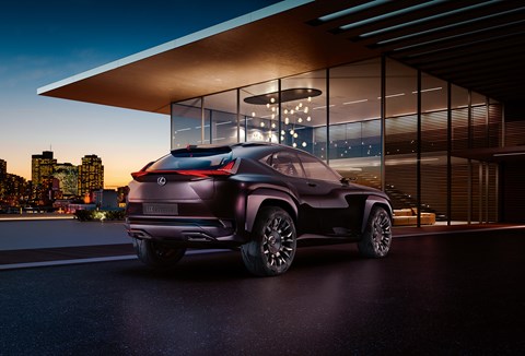 The 2016 Lexus UX concept car