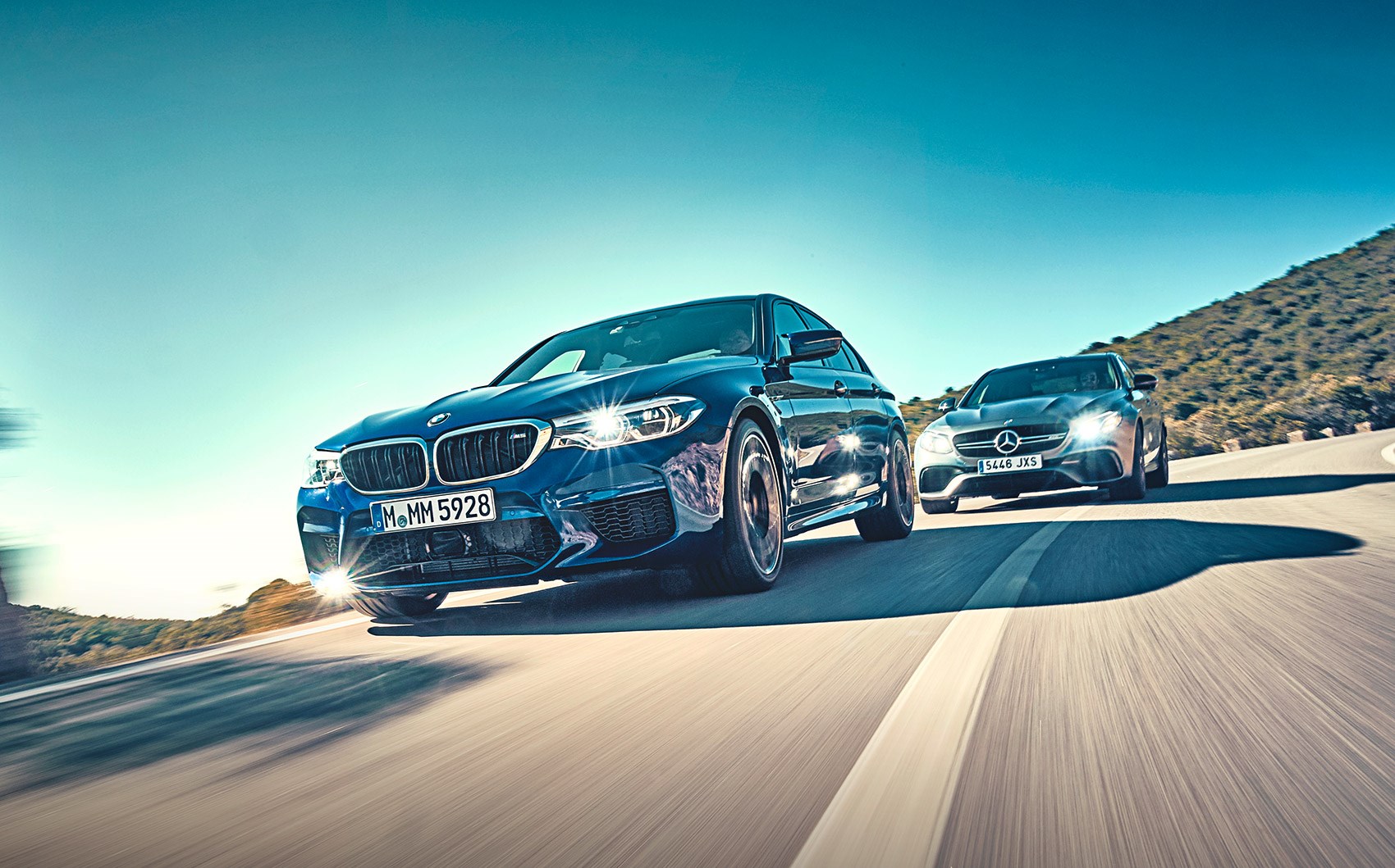 Bmw M5 Vs Mercedes Amg E63 Twin Test Review Specs Prices Car Magazine