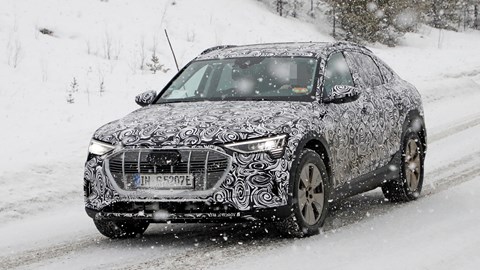 e-Tron Sportback from the front